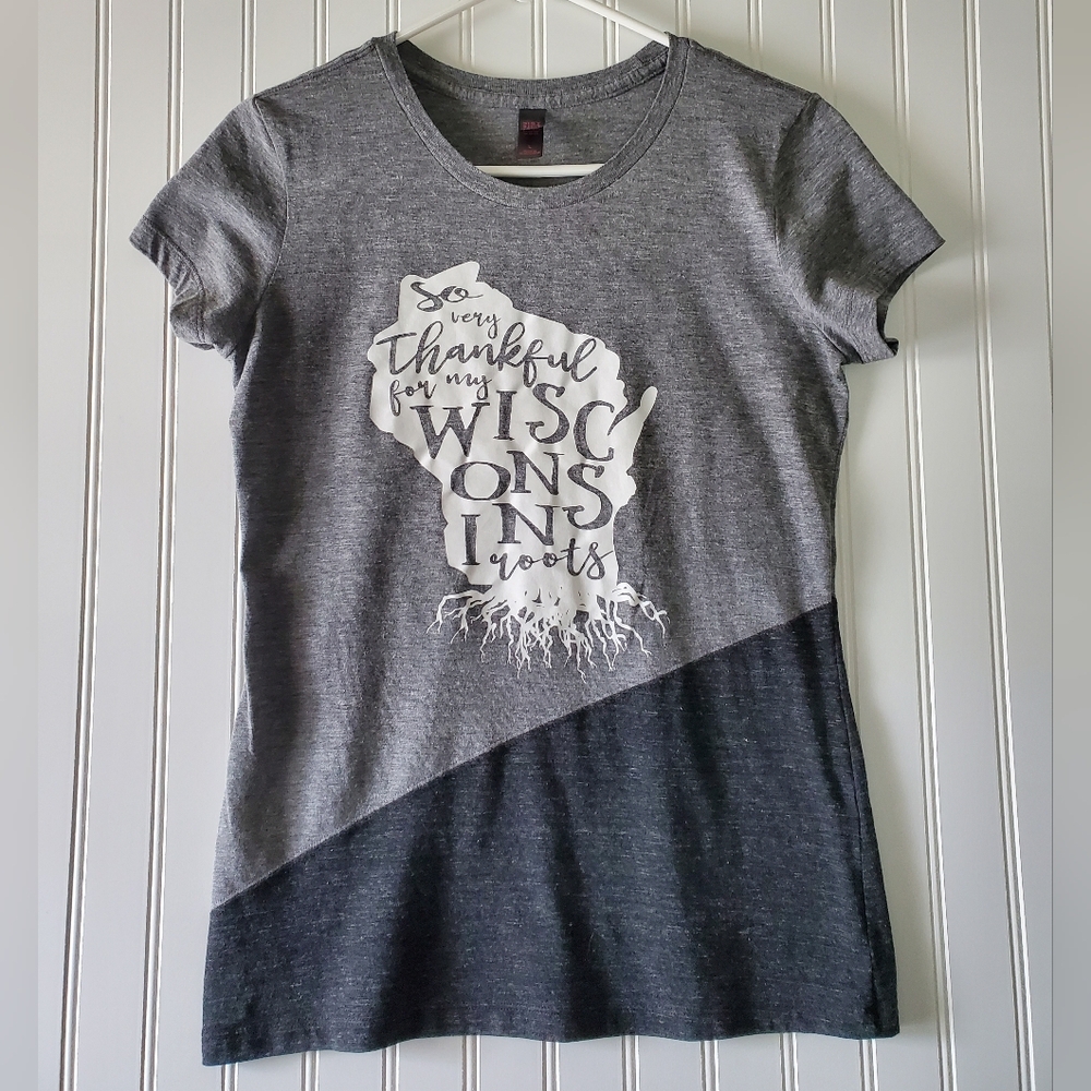WI State Home Shirt Women's Sz L